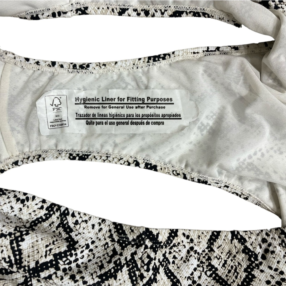 Time and Tru Mid-Rise Bohemian Snake Print Bikini Bottom NWT (AA) - Picture 11 of 11
